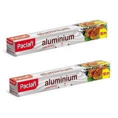 Комплект Paclan Aluminium Фольга алюминиевая 10 м. х 29 см. в коробке х 2 шт.