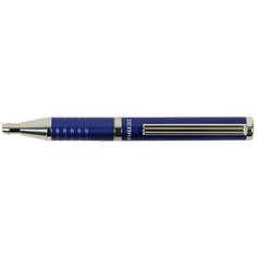 Ручка шариковая Zebra SLIDE BP115- BL авт. телескопич. корпус синий синие чернила коробка подарочная Зебра