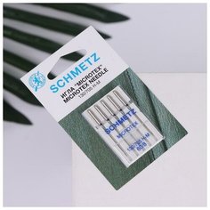 Schmetz Иглы для бытовых швейных машин, микротекс, №60, 5 шт