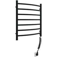 Классик ЧКЧ7 500х600 электро Полотенцесушитель (Черный матовый) Правое подключение Laris