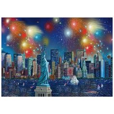 Пазл Schmidt 1000 деталей: А. Чен Фейерверк в Нью- Йорке