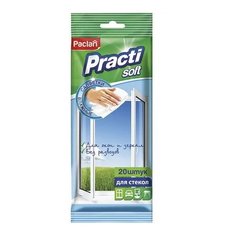 Paclan Practi Soft Влажные салфетки для стекол 20 шт/упак.
