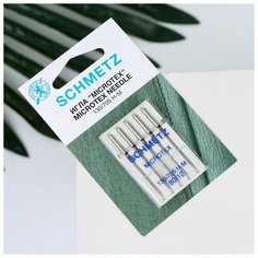 Schmetz Иглы для бытовых швейных машин, микротекс, особо острые, №80, 5 шт