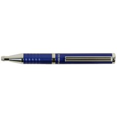 Ручка шариковая Zebra SLIDE BP115-BL авт. телескопич.корпус синий синие чернила коробка подарочная Зебра