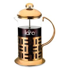 Френч-пресс LARA LR06-47 (0.35 л) золотистый