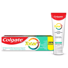 Зубная паста Colgate Total 12 Профессиональная чистка (гель) комплексная антибактериальная , 125 мл