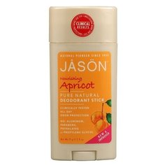 Jason Дезодорант-стик с маслом абрикоса Nourishing Apricot Pure Natural Deodorant Stick 71г