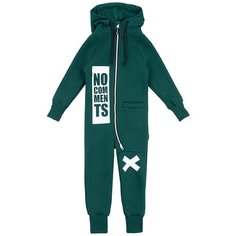 Комбинезон из футера NIKASTYLE 8т7521.2 зеленый 80-48