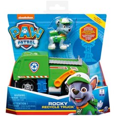 Игровой набор Spin Master Paw Patrol машинка классическая с щенком Рокки 6061804