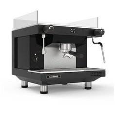 Кофемашина рожковая профессиональная полуавтомат для дома и кофейни Sanremo ZOE 1GR SAP, 1 группа, черная