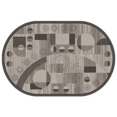 Ковер принт "джаз" 1*2 М 91.19.1Y овальный "нева тафт"