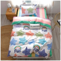 Комплект постельного белья детский сатин-люкс Floria 334 1,5 спальное Ситрейд, прост. 230x250