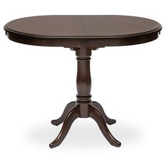 Стол кухонный TetChair Solerno, раскладной, ДхШ: 100 х 70 см, длина в разложенном виде: 129 см, тобакко