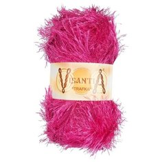 Пряжа Visantia Trafka, 100 % полиэстер, 100 г, 150 м, 5 шт., №0022 темно-малиновый
