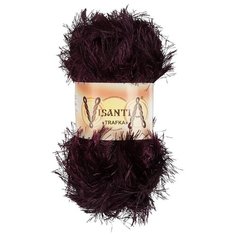 Пряжа Visantia Trafka, 100 % полиэстер, 100 г, 150 м, 5 шт., №0027 темно-бордовый