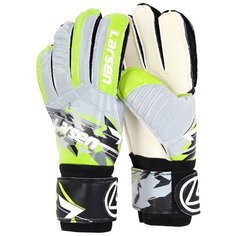 Перчатки вратарские Larsen Agressive серый/зеленый р9