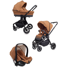Коляска детская "FLEX" (3в1) RA063 Desert beige 2021 РАНТ