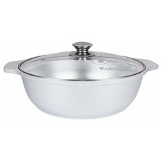 Kukmara Кастрюля-Жаровня со стеклянной крышкой 4л (арт.ж42). С антипригарным покрытием