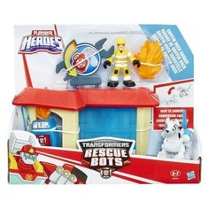 Игровой набор Playskool Трансформеры спасатели: Пожарная часть Хитвейва Hasbro
