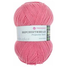 Пряжа Пехорка Перспективная, 50 % мериносовая шерсть, 50 % акрил, 100 г, 270 м, 5 шт., 378 герань