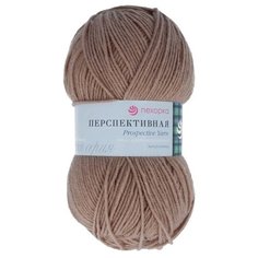 Пряжа Пехорка Перспективная, 50 % мериносовая шерсть, 50 % акрил, 100 г, 270 м, 5 шт., 377 кофейный
