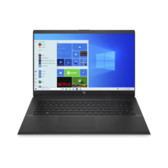 Ноутбук 17.3" HD+ HP 17-cp0090ur black (AMD 3020e/4Gb/256Gb SSD/noDVD/VGA int/W10) (4D4B4EA)