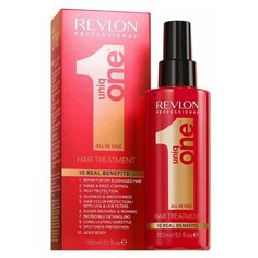 Revlon Uniq One Несмываемая маска-спрей для волос All in one Hair Treatment, 150 мл