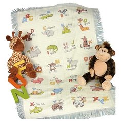 Dimensions Набор для вышивания крестиком Animal ABC Afghan 73 х 119 см (70-74827)