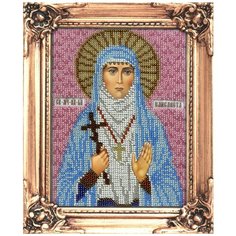 Набор для вышивания бисером "Святая Елизавета", 14x19 см, арт. М-17
