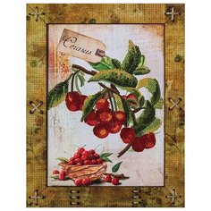 NOVA SLOBODA Набор для вышивания Фрукты. Вишня 16,5 х 21,5 см (ОР5513)