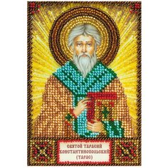 ABRIS ART Набор для вышивания бисером Святой Тарасий (Тарас) (AAM-130)