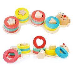 Пирамидка "Гусеница" Щепочка