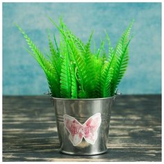 Кашпо- ведерко "Love" 8.5*8.5*7.5см 5202802 Take It Easy