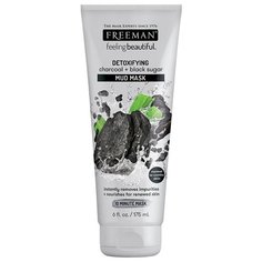 Грязевая маска с углем и черным сахаром Freeman Charcoal & Black Sugar Detoxifying Mud Mask 175 мл