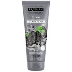 Маска-скраб с углем и черн. сахаром Freeman Charcoal & Black Sugar Polishing Gel Mask & Scrub 175 мл