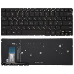 Клавиатура для ноутбука Asus ZenBook UX330CA черная с подсветкой