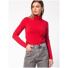 Водолазка женская Vilatte D49.763 красный (размер 52, рост 170)