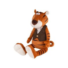 Мягкая Игрушка Maxitoys Luxury, Тигр Гоша в Замшевой Жилетке и Жабо, 20 см. MT- MRT022101-20