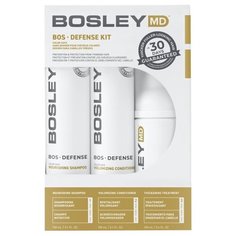 Bosley Система для предотвращения истончения и выпадения волос Bos Defense Color Safe Starter Pack (кондиционер 150мл + шампунь 150мл + уход 100мл)