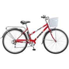 Городской велосипед STELS Navigator 350 Lady 28 Z010 (2018) красный 20" (требует финальной сборки)