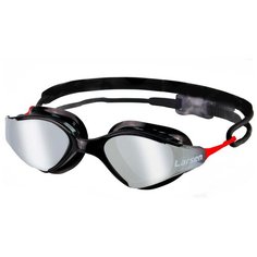 Очки плавательные Larsen S53UV черный/красный (ТРЕ)