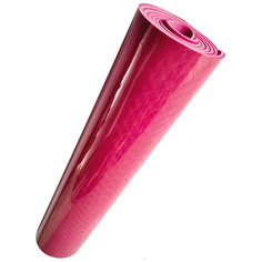 Коврик для йоги ECOS 002881, 183х61х0.6 см розовый