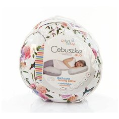 Подушка для кормления Ceba Baby Physio Duo Flora&Fauna трикотажная