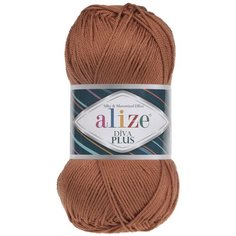 Пряжа Ализе Diva Plus цв.525 темный имбирь Alize