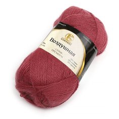 Пряжа Воздушная цв.081 ягодный Камтекс