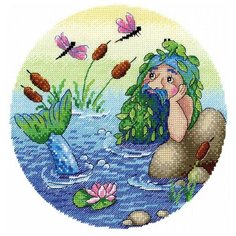 Набор для вышивания МП Студия арт.НВ-745 Водяной 20х20 см М.П.Студия