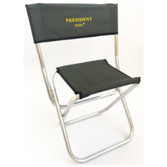 Стул President Fish складной MAX средний алюминий зеленый арт.5802 010