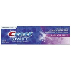 Crest 3D White Radiant Mint - Отбеливающая зубная паста
