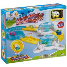 Трек с домиками для питомца на батарейках, озвученный, 4 вида (Б95946) Play Smart