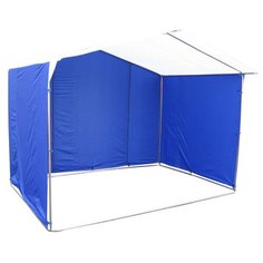 Палатка торговая Митек Домик 3.0х1.9 (бело- синий)